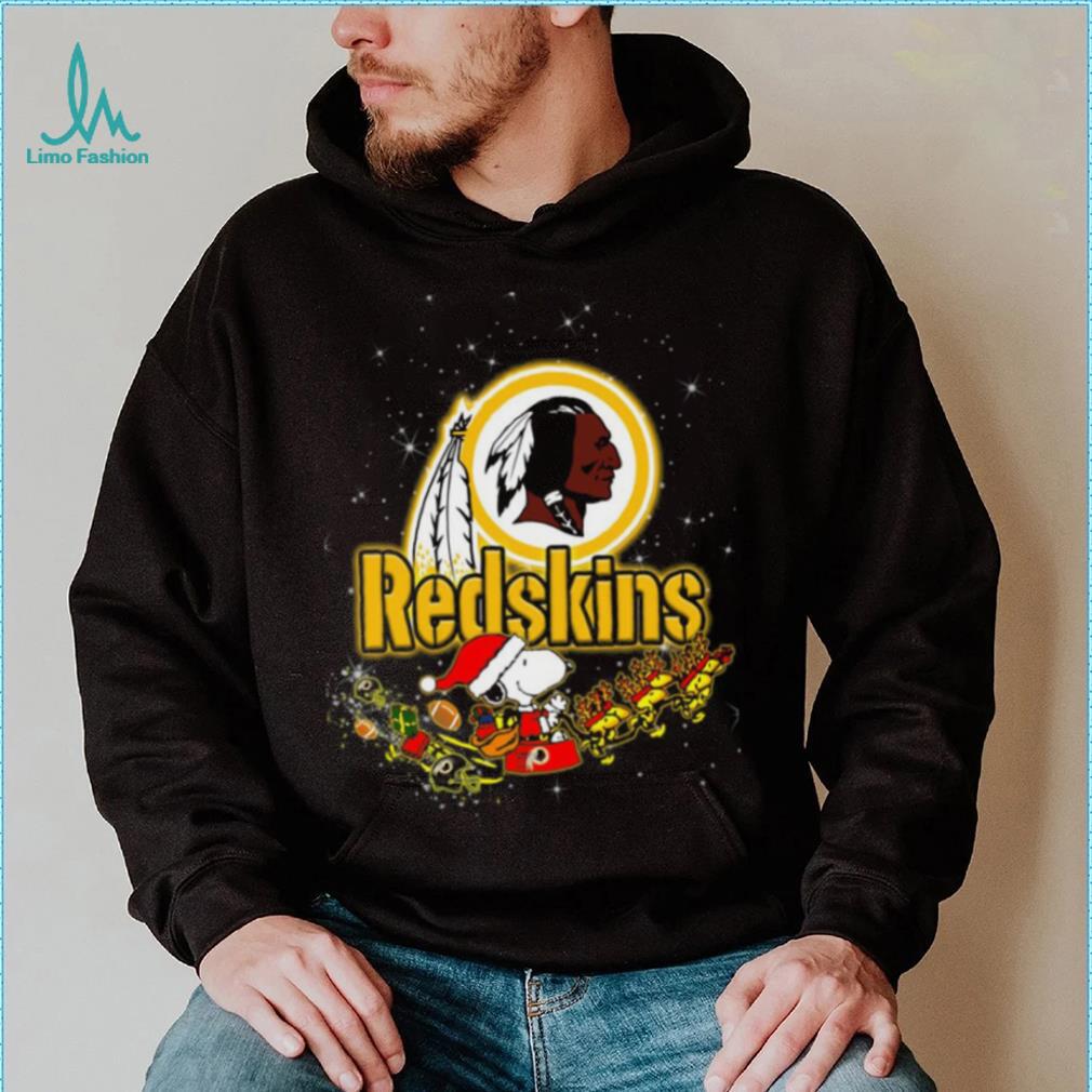 Snoopy Christmas Washington Redskins T Shirts - Limotees