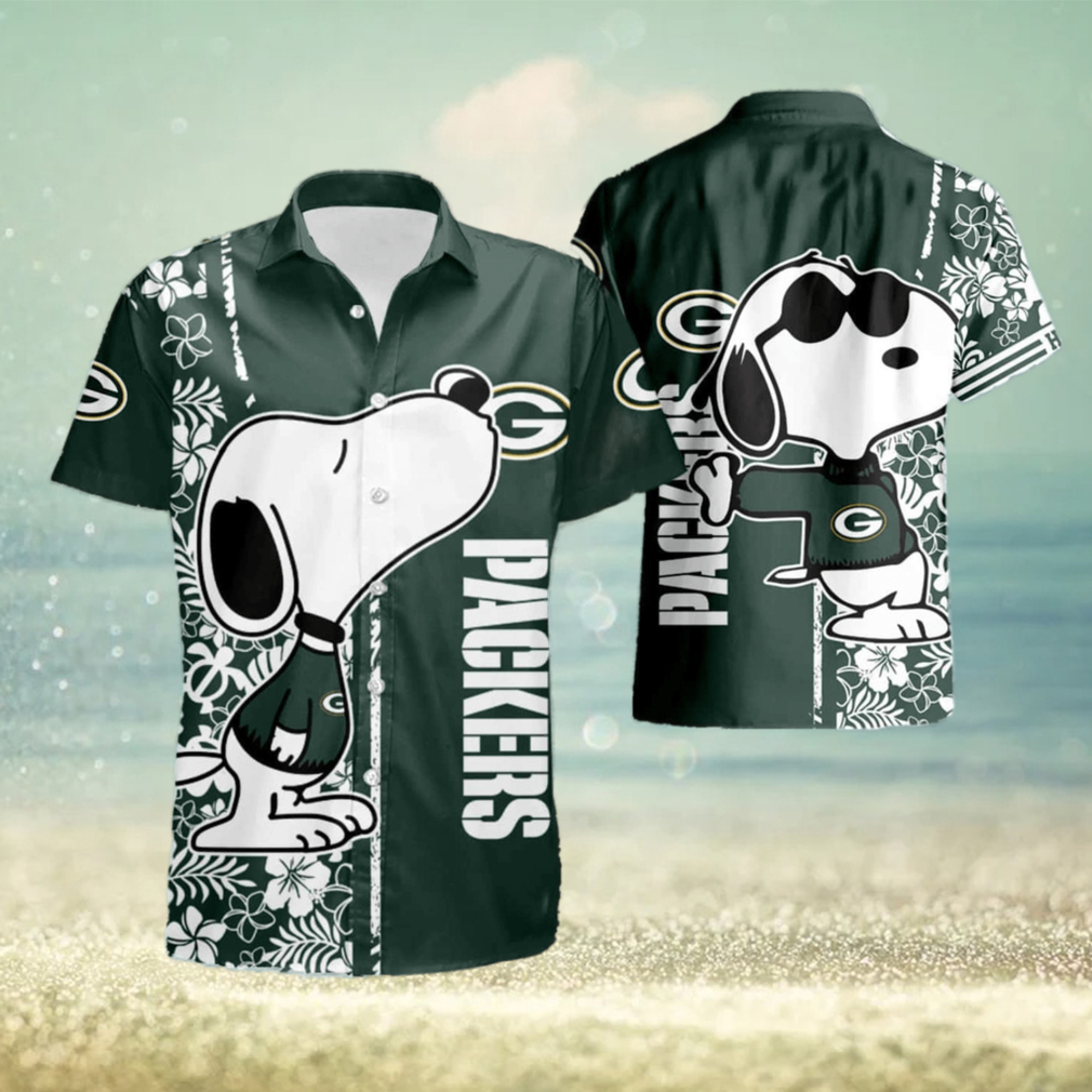 Green Bay Packers Men's Short Sleeve Shirt Hawaiian Shirts Button T Shirt  Top