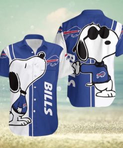 Snoopy NFL Buffalo Bills Hawaiian Shirt Gift For Beach Trip NFL Hawaiian Shirt