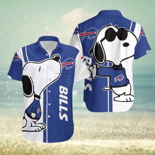 Snoopy NFL Buffalo Bills Hawaiian Shirt Gift For Beach Trip  NFL Hawaiian Shirt