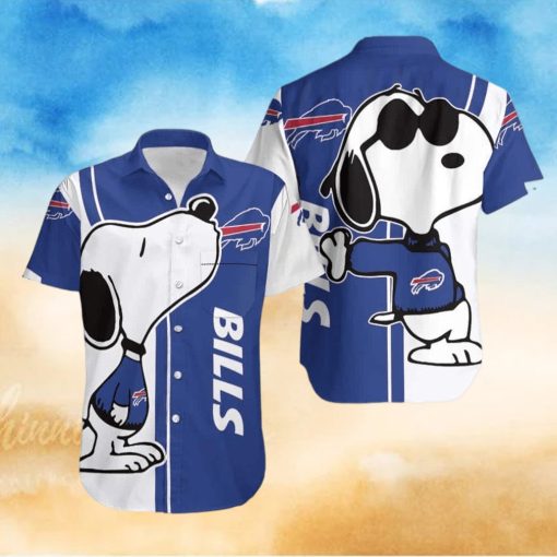 Snoopy NFL Buffalo Bills Hawaiian Shirt Gift For Beach Trip  NFL Hawaiian Shirt