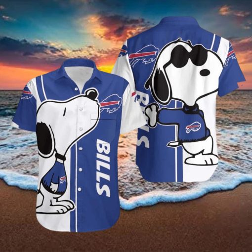 Snoopy NFL Buffalo Bills Hawaiian Shirt Gift For Beach Trip  NFL Hawaiian Shirt