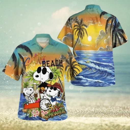 Snoopy Salty Beach It’s 5 O’clock Somewhere Hawaiian Shirt