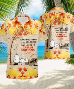 Snoopy Sometimes i need to be alone Hawaiian Shirt