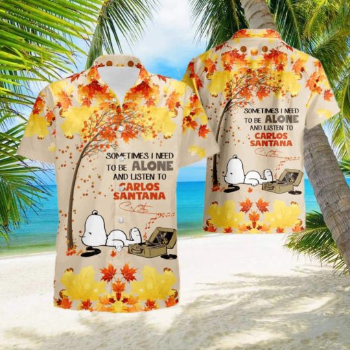 Snoopy Sometimes i need to be alone Hawaiian Shirt