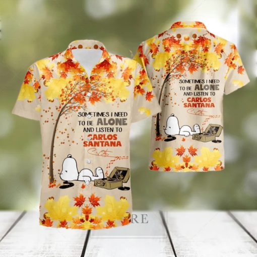 Snoopy Sometimes i need to be alone Hawaiian Shirt