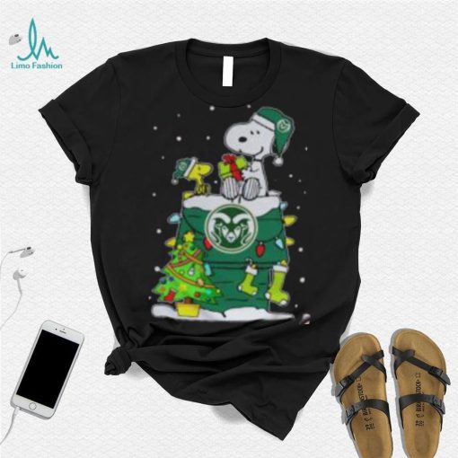 Snoopy Woodstock Colorado State Rams Ugly Christmas Shirt