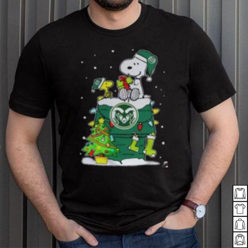 Snoopy Woodstock Colorado State Rams Ugly Christmas Shirt