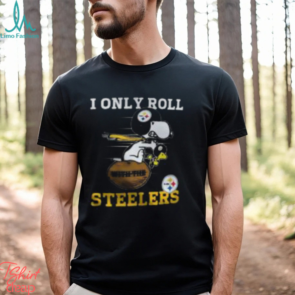 Snoopy And Woodstock I Only Roll With The San Francisco 49ers T-Shirt - T- shirts Low Price