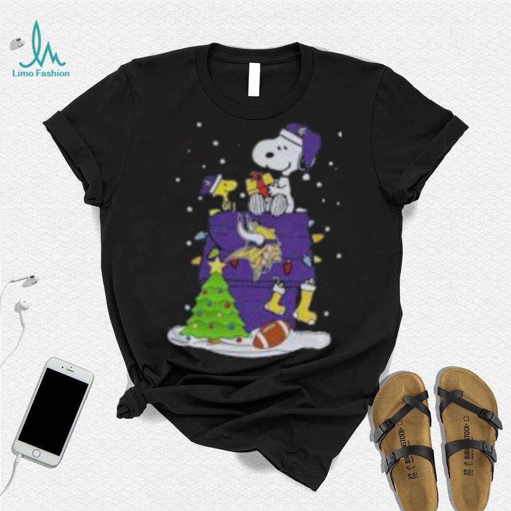 Snoopy The Peanuts Minnesota Vikings Christmas Funny Shirt - High-Quality  Printed Brand