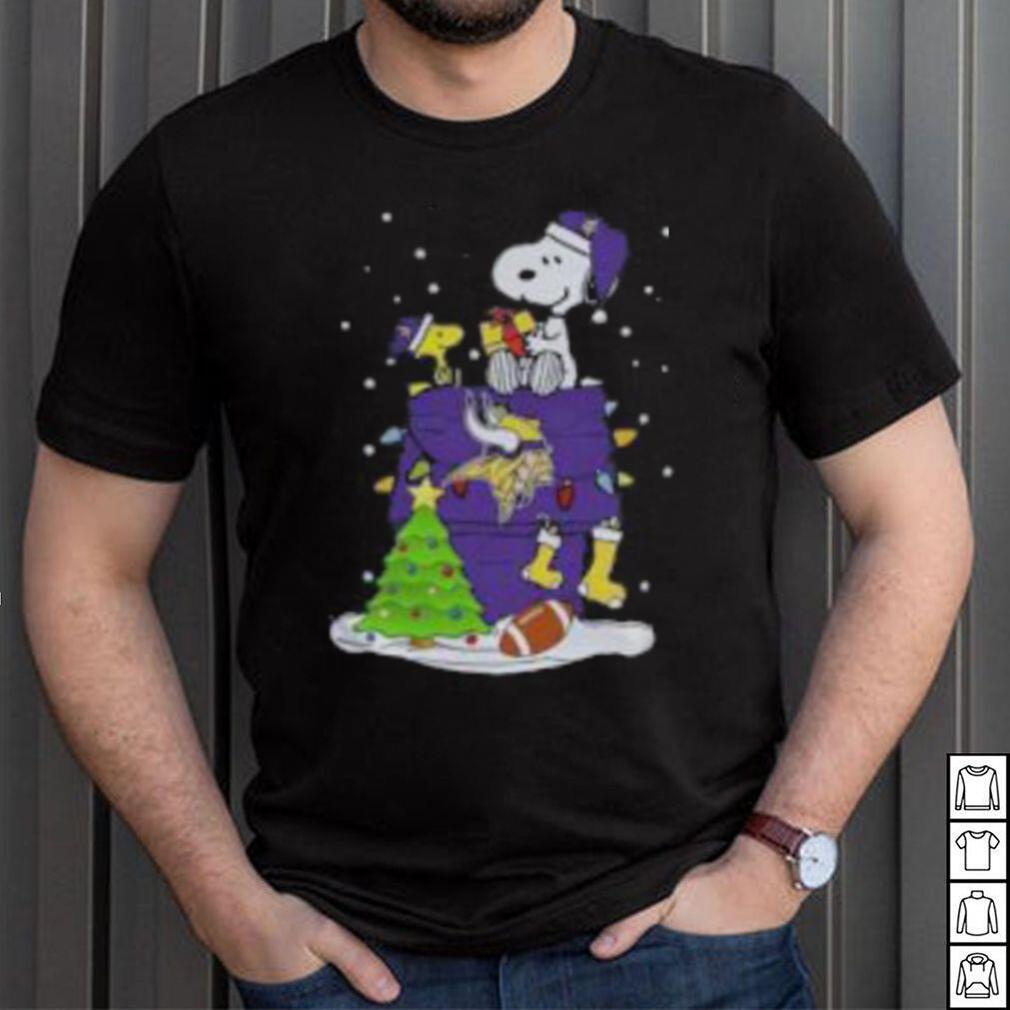 Snoopy The Peanuts Minnesota Vikings Christmas Funny Shirt - High-Quality  Printed Brand