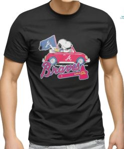 Snoopy and Woodstock Car Atlanta Braves 2023 shirt