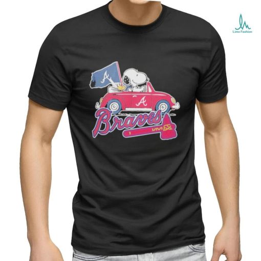 Snoopy and Woodstock Car Atlanta Braves 2023 shirt