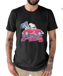 Snoopy and Woodstock Car Atlanta Braves 2023 shirt