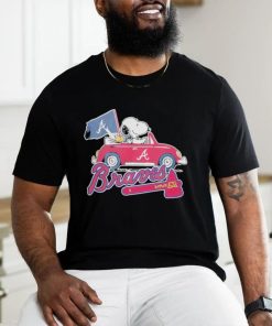 Snoopy and Woodstock Car Atlanta Braves 2023 shirt
