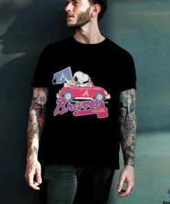 Snoopy and Woodstock Car Atlanta Braves 2023 shirt