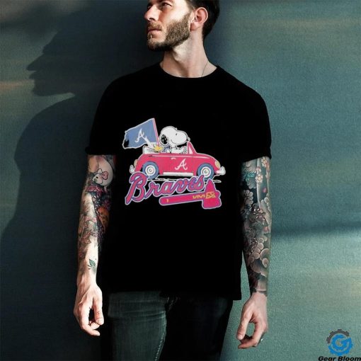 Snoopy and Woodstock Car Atlanta Braves 2023 shirt