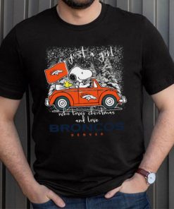 The Peanuts Just A Girl Who Loves Fall And Denver Broncos 2023 Shirt -  Limotees