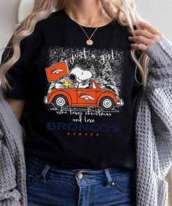 Snoopy and Woodstock Denver Broncos Christmas Shirt - Limotees