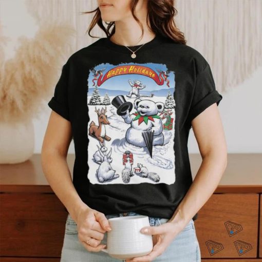 Snowman Bear Tee Shirt