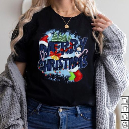 Snowman Merry Christmas Day shirt