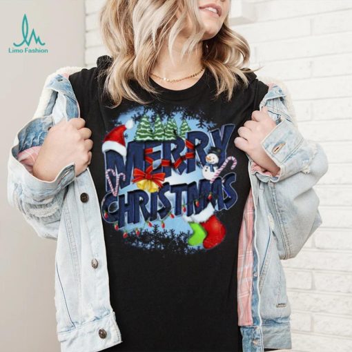 Snowman Merry Christmas Day shirt