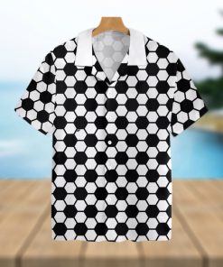 Soccer Ball Pattern Tropical Hawaiian Shirt For Men And Women