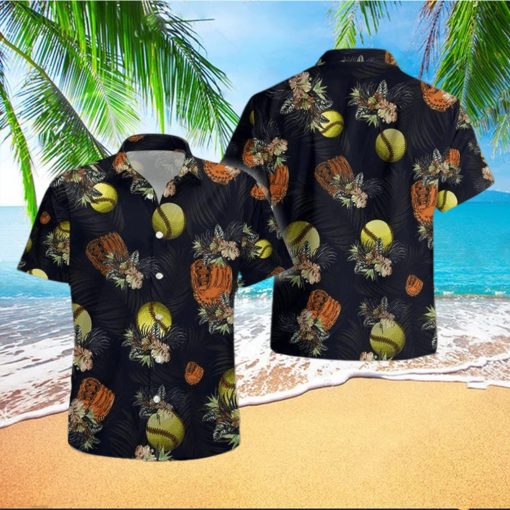 Softball Tropical Unisex Hawaiian Shirts