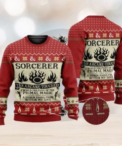 Sorcerer Class Dungeons & Dragons Ugly Gift Christmas 3D Sweater For Men And Women