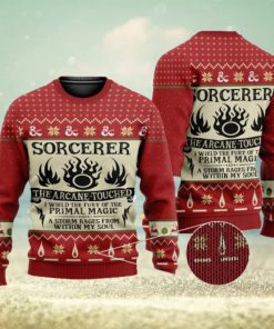 Sorcerer Class Dungeons & Dragons Ugly Gift Christmas 3D Sweater For Men And Women