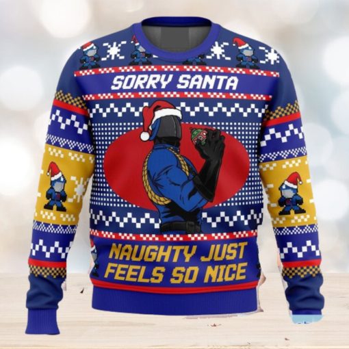 Sorry Santa Cobra Commander GI Joe Ugly Christmas 3D Sweater Gift For Men And Women