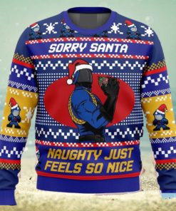 Sorry Santa Cobra Commander GI Joe Ugly Christmas 3D Sweater Gift For Men And Women