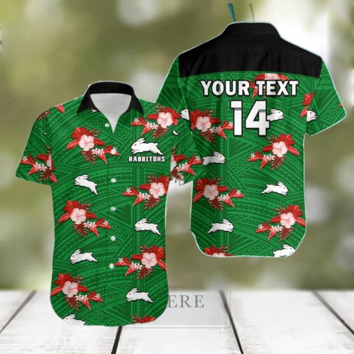 South Sydney Rabbitohs Personalized NRL 2023 Tropical Hawaiian Best Gift For Men And Women Fans hawaiian shirt