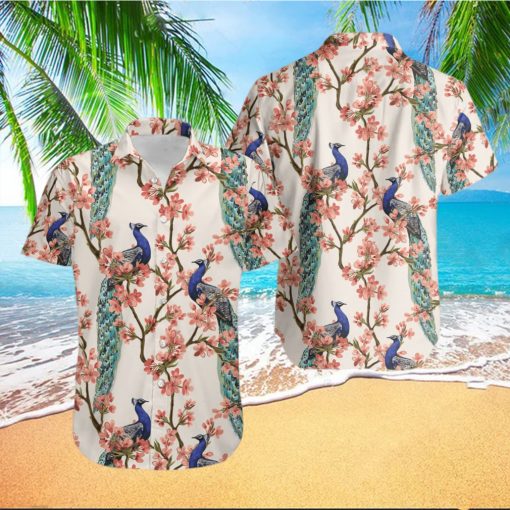 Splendid As Oriental Peacock Hawaiian Shirt