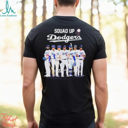 Squad Up Dodgers Signature All Star T Shirt