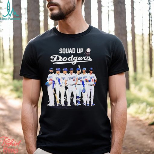 Squad Up Dodgers Signature All Star T Shirt