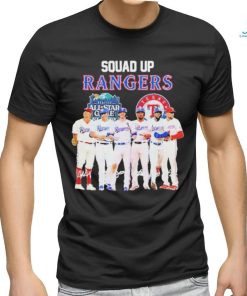 Squad Up Texas Rangers Signature All Star T Shirt