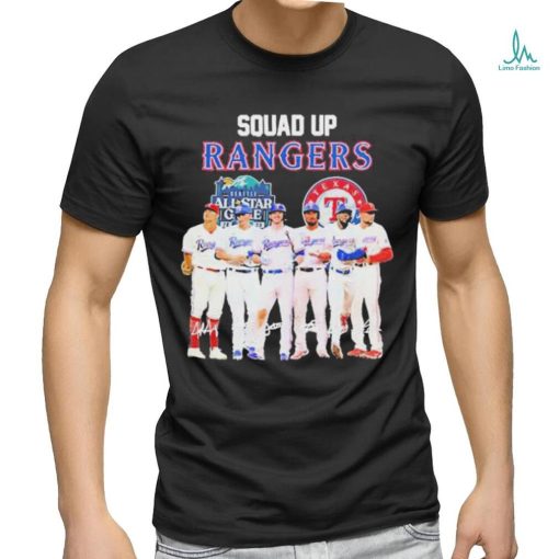 Squad Up Texas Rangers Signature All Star T Shirt