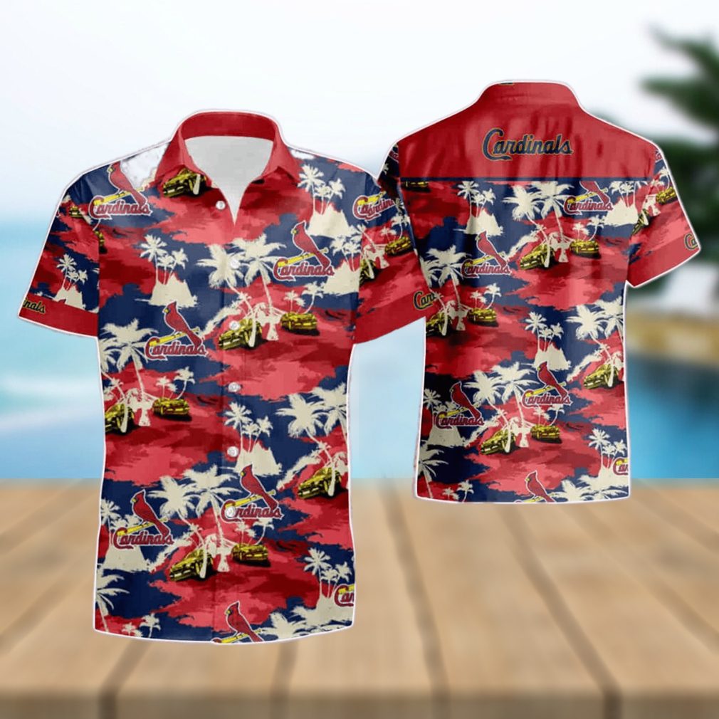 St Louis Cardinals Tommy Bahama Summer Hawaiian Shirt And Short - Limotees