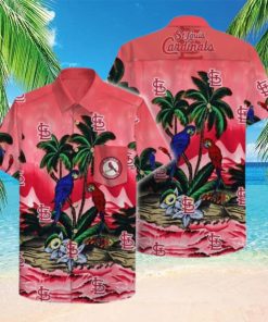 St. Louis Cardinals Hawaiian Shirt Bird Pattern Summer Gift For Baseball Players HawaiianShirts