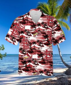 St. Louis Cardinals Hawaiian Shirt Sea Island Pattern Summer Beach Gift Hawaiian Shirt