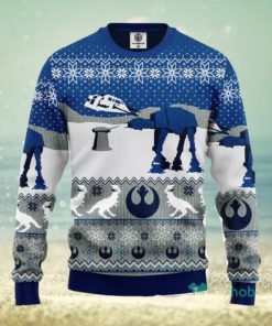 Star Wars Blue Winter Ugly Christmas Sweater Amazing Gift Men And Women Christmas Gift