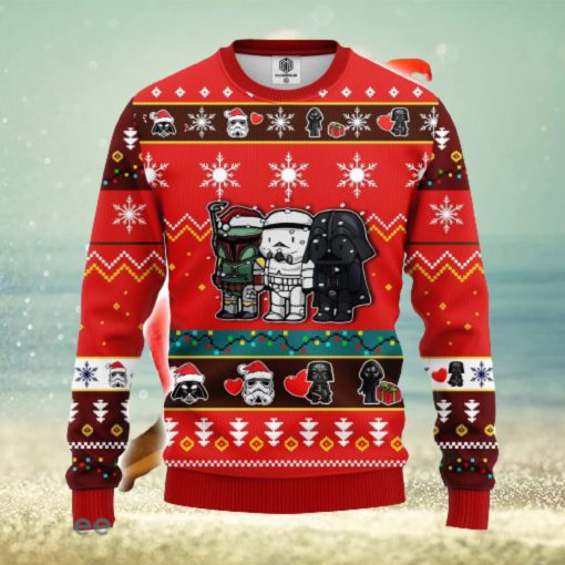 Star Wars Cute Ugly Christmas Sweater Red 1 Amazing Gift Men And Women Christmas Gift