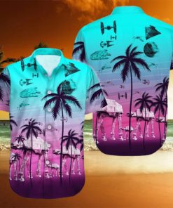 Star Wars Movie Lover Star Wars Light Blue Hawaiian Shirt