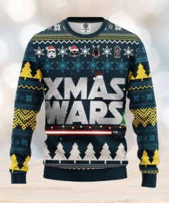 Star Wars Xmas Gifts Xmas Wars AOP Print Christmas Ugly Sweater For Men Women