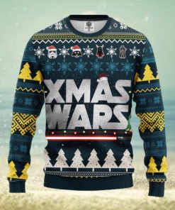 Star Wars Xmas Gifts Xmas Wars AOP Print Christmas Ugly Sweater For Men Women