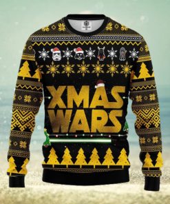 Star Wars Yellow Ugly Christmas Sweater For Men Women