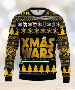 Star Wars Yellow Ugly Christmas Sweater For Men Women