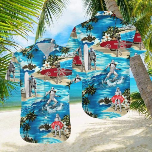 Star wars Stormtrooper Surfing Hawaiian Shirt