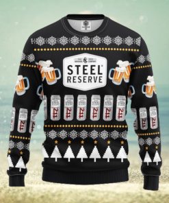 Steel Beer Ugly Christmas Sweater For Men Women